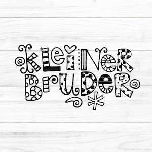 Archivo de trazador de hermanito SVG DXF FCM, bebé, hermano, hermano, cumpleaños, nacimiento, láser, impresión por sublimación SVG DXF FCM EPS PDF PNG jpg