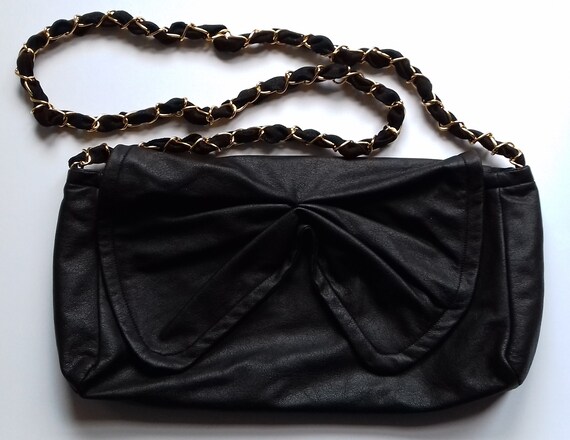 Black Bow Bag Etsy
