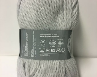 2 Pelotes De Laine Extra Douce Grise - 100g Chacune (laine Acrylique)
