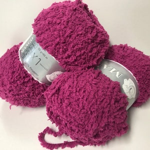 gomitolo di lana rosa orsacchiotto / molto morbido / marca francese