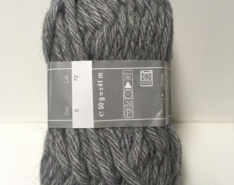Grosse Pelote De Laine Mixte 500g Couleur Corail - Pour Tricot Et Crochet - Fabriquée En France