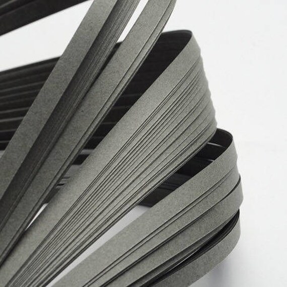 120 bandes de papier QUILLING 5mmx52cm GRIS Loisirs créatifs DIY déco