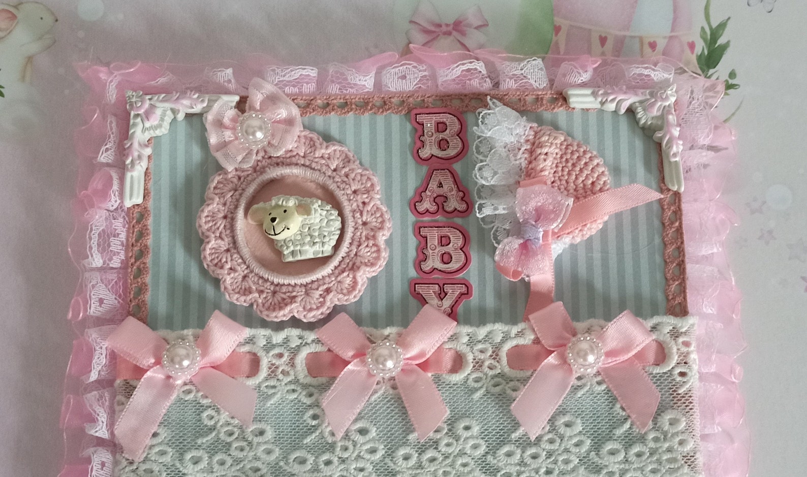 Saldo Baby-Mädchen-Karte Geist Schaufenster/Tafel / die | Etsy