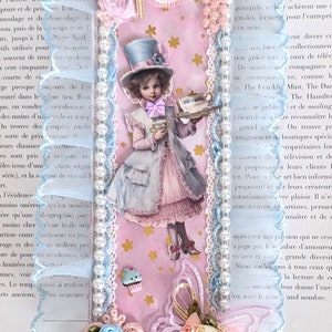 bel Objet Lecture: Pièce Rare Marque pages   de   " Luxe" esprit Shabby    Modèle Unique  Romantique à souhaits.