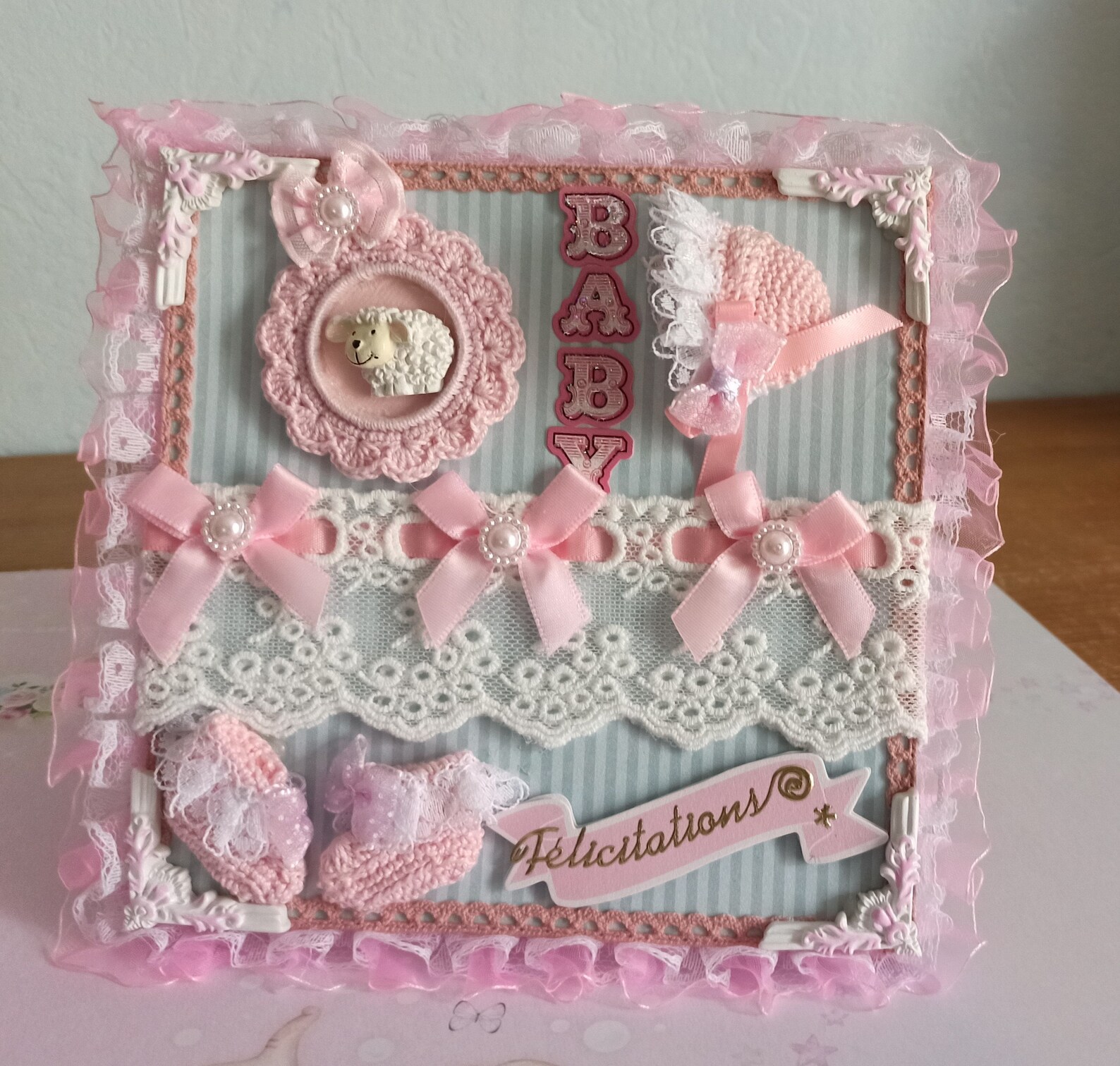 Saldo Baby-Mädchen-Karte Geist Schaufenster/Tafel / die | Etsy