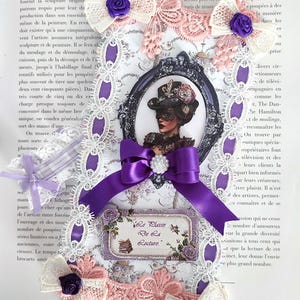 très Bel Objet de Lecture: Pièce Rare,1 Marque pages   de   " Luxe" esprit Vénitien   Pièce Unique