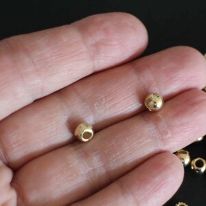 80 round gold acrylic spacer beads 6 mm