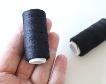 Black sewing thread 200 meters