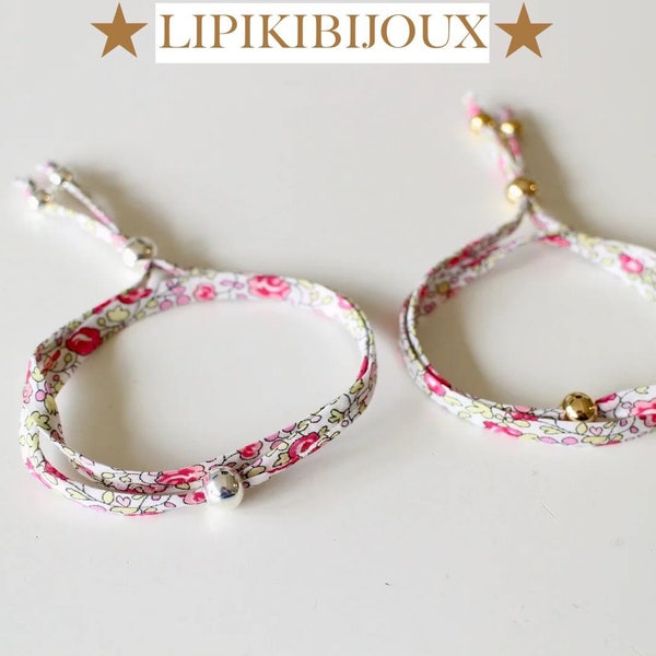 Kit diy bracelet Liberty Éloise et perles au choix acier or ou métal argent tous les éléments nécessaires et notice sont fournis