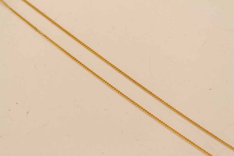 1 gold and silver stainless steel necklace 45 cm