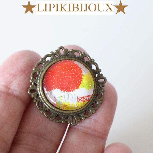 Broche arbre de vie Fait-main