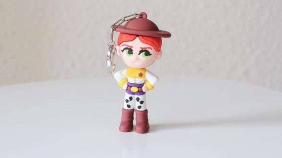 Toy Story Jessie Keychain in Silver Stainless Steel, Handmade - Etsy