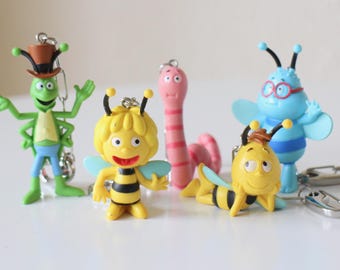 みつばちマーヤ、ウィリー、マックス、バリー、フリップのキャラクター