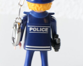 Playmobil 6615 Schlüsselanhänger Der Polizei Blau