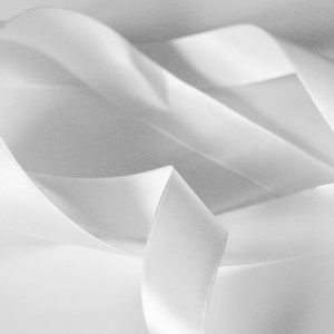 20 meters of white satin ribbon 25 mm wide for your creations decoration jewelry accessories and also sewing
