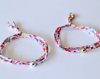 Kit de bricolaje para pulsera floral Liberty Phoebe y cuentas lisas de oro o plata