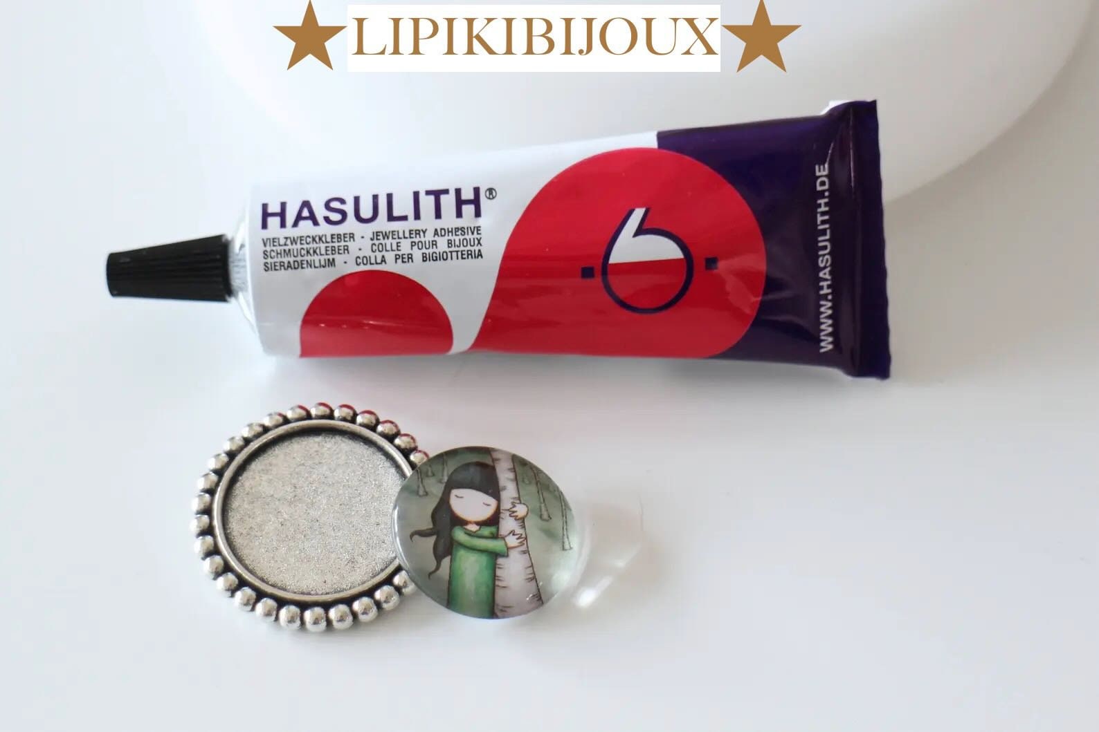 Colle Hasulith Spécial Bijoux Diy - Ctop : : Fournitures de  bureau