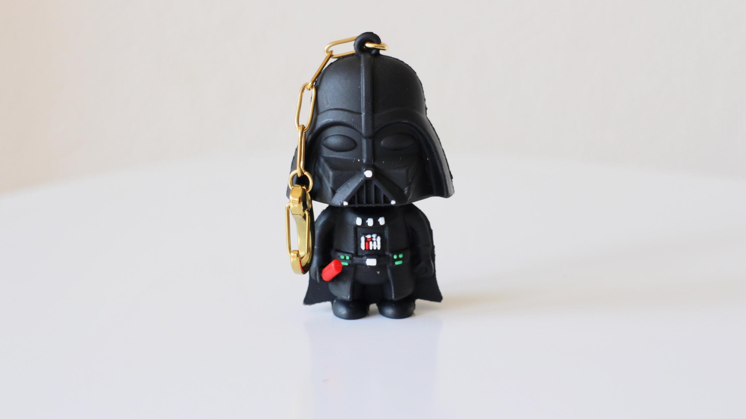 Darth Vader Star Wars Keychain, Gold Stainless Steel, Handmade - Etsy