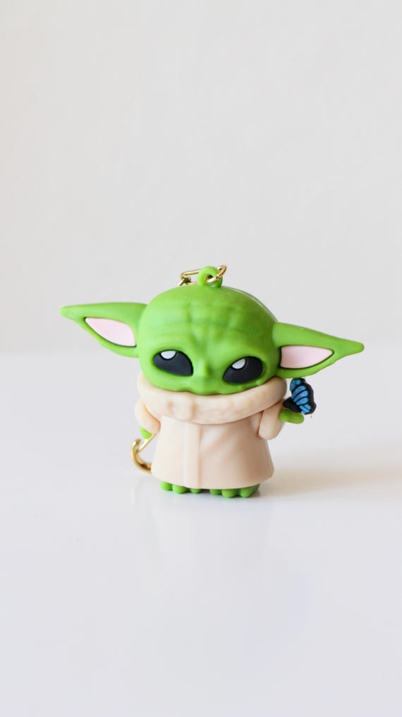スター・ウォーズ マスター・ヨーダ キーホルダー、ゴールドステンレス