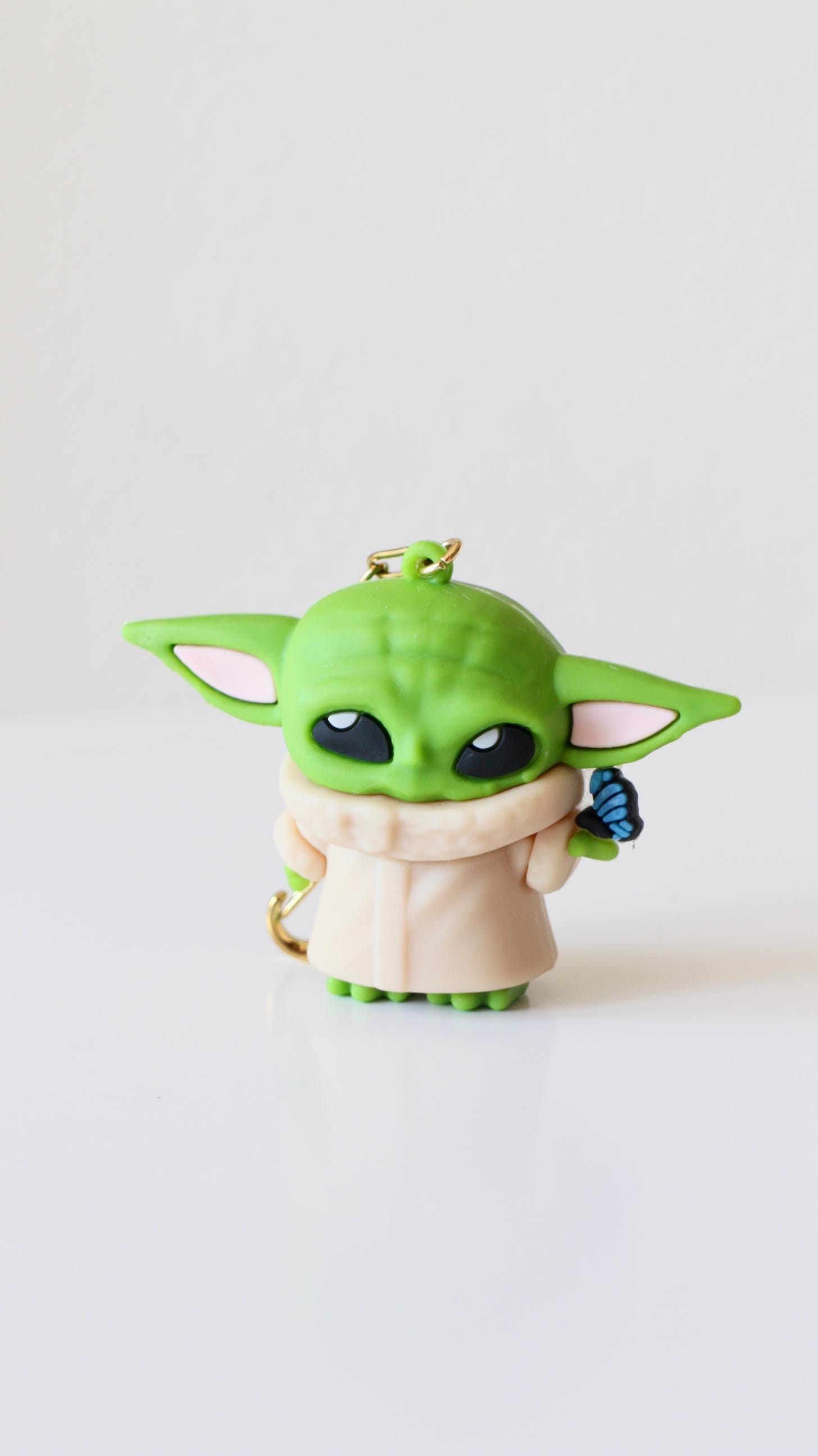 スター・ウォーズ マスター・ヨーダ キーホルダー、ゴールドステンレス
