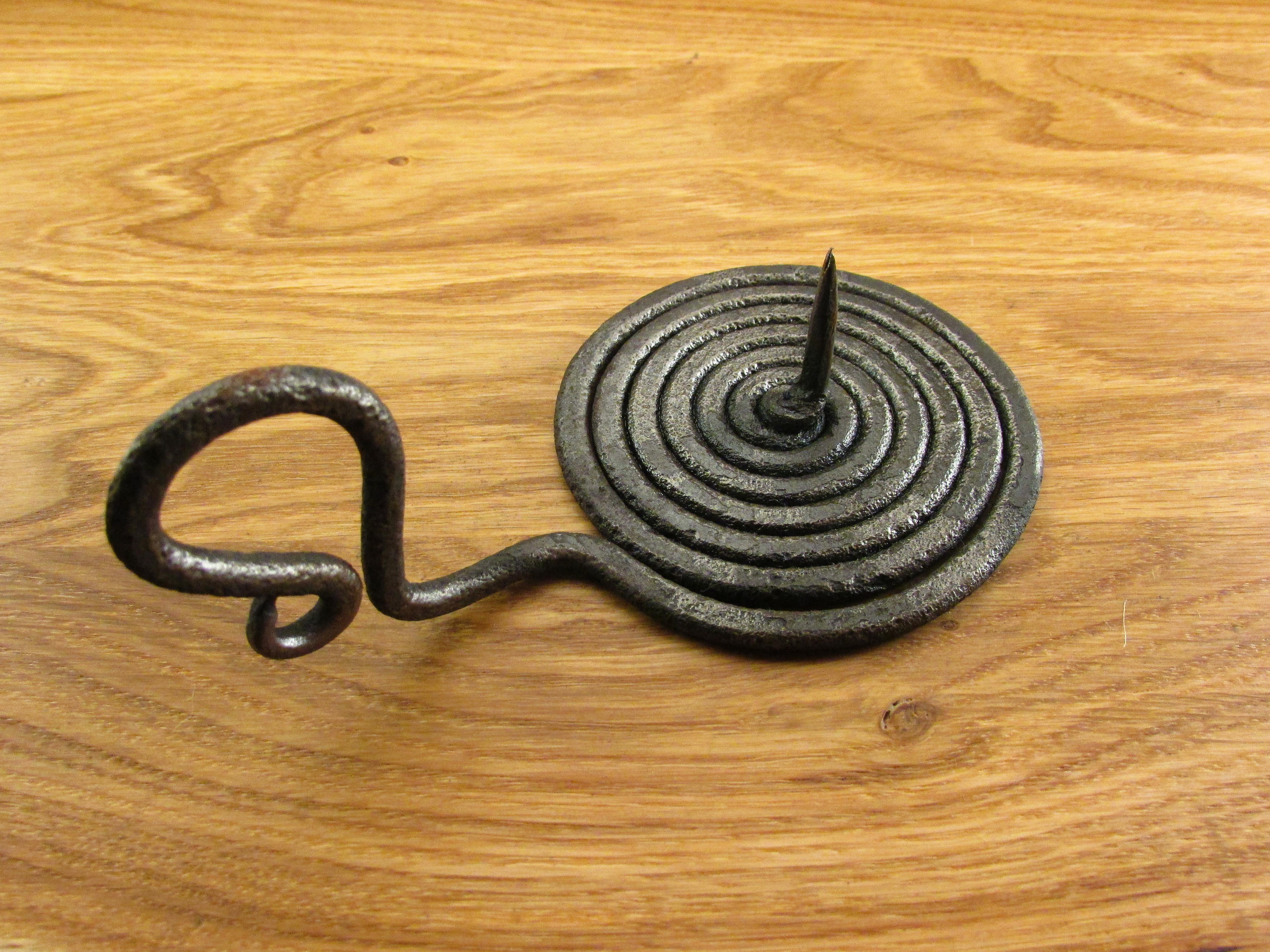 Spiral Iron Candleholder. Steel Candlestick. Candle Holder Etsy