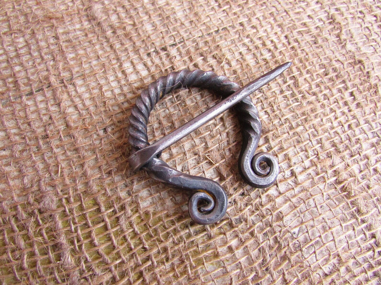 fibula Viking cloak pin. Nordic brooch of ancient Etsy