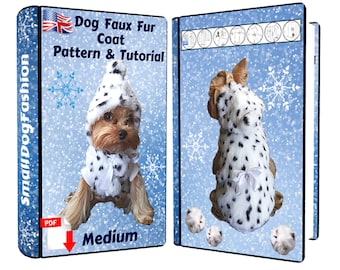 Pattern dog clothes Small dog clothes pattern Dog coat pattern Dog hoodie pattern PDF dog clothes For small dogs sewing pattern PDF tutorial