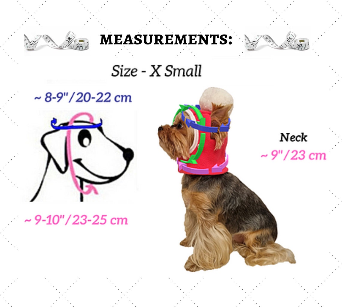 Small Dog Fleece Hat Sewing Pattern PDF Small Pet Hat Pet Etsy