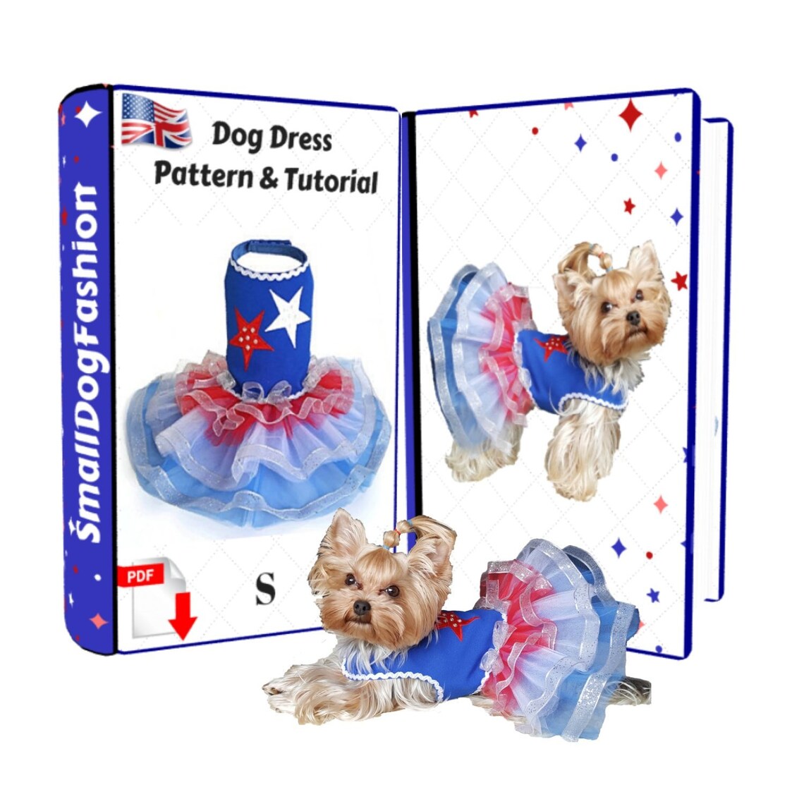 Dog Dress Pattern Dog Clothes Small Dog Pattern Dog Clothes Etsy