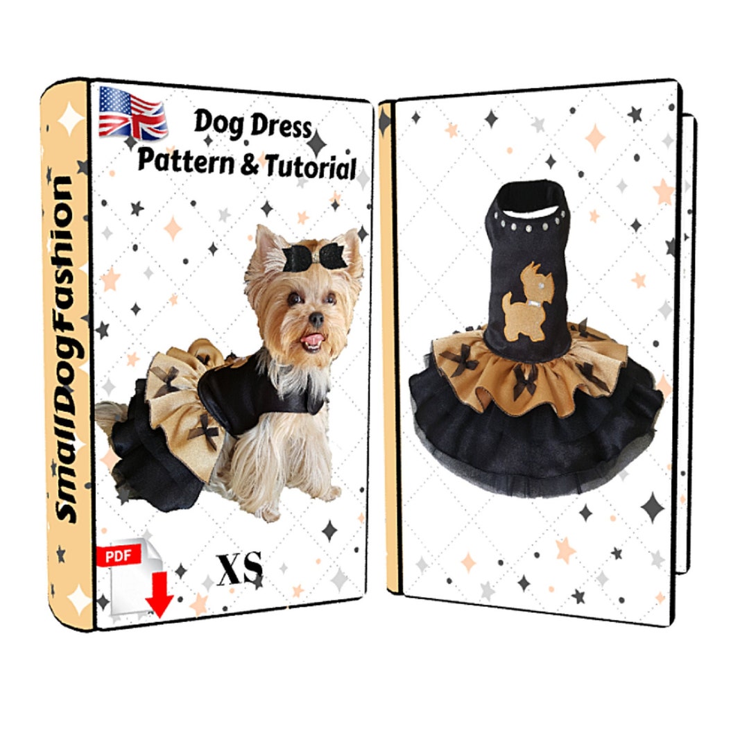 Dog Clothes Patterns Dog Dresses PDF Girl Dog Clothes Dog Sewing