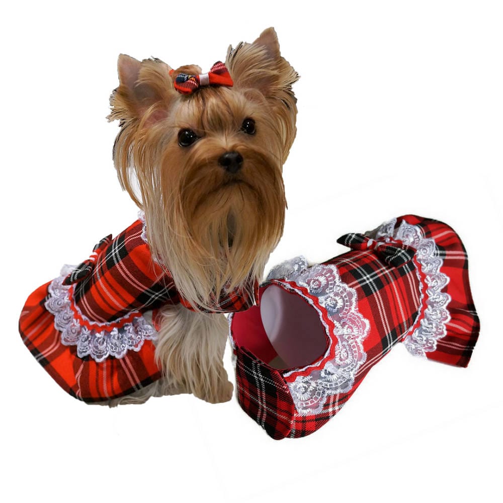 Dress for dog Small dog clothes Girl dog clothes Yorkie dog Etsy