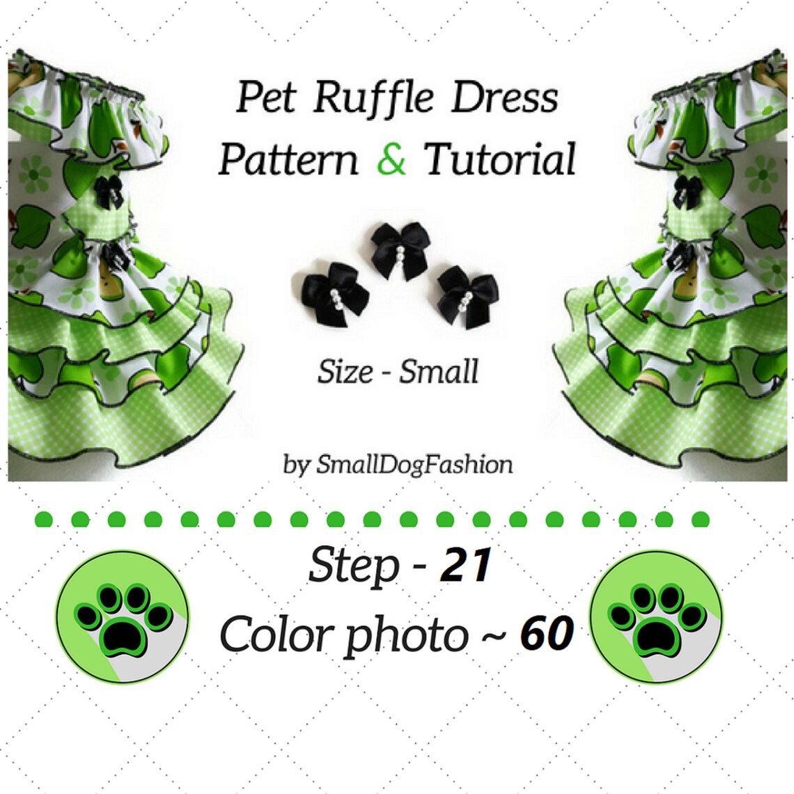 Girl dog clothes pattern Dog dress pattern Dog clothes small Etsy España