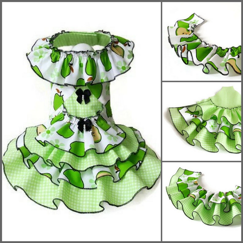 Girl dog clothes pattern Dog dress pattern Dog clothes small Etsy España