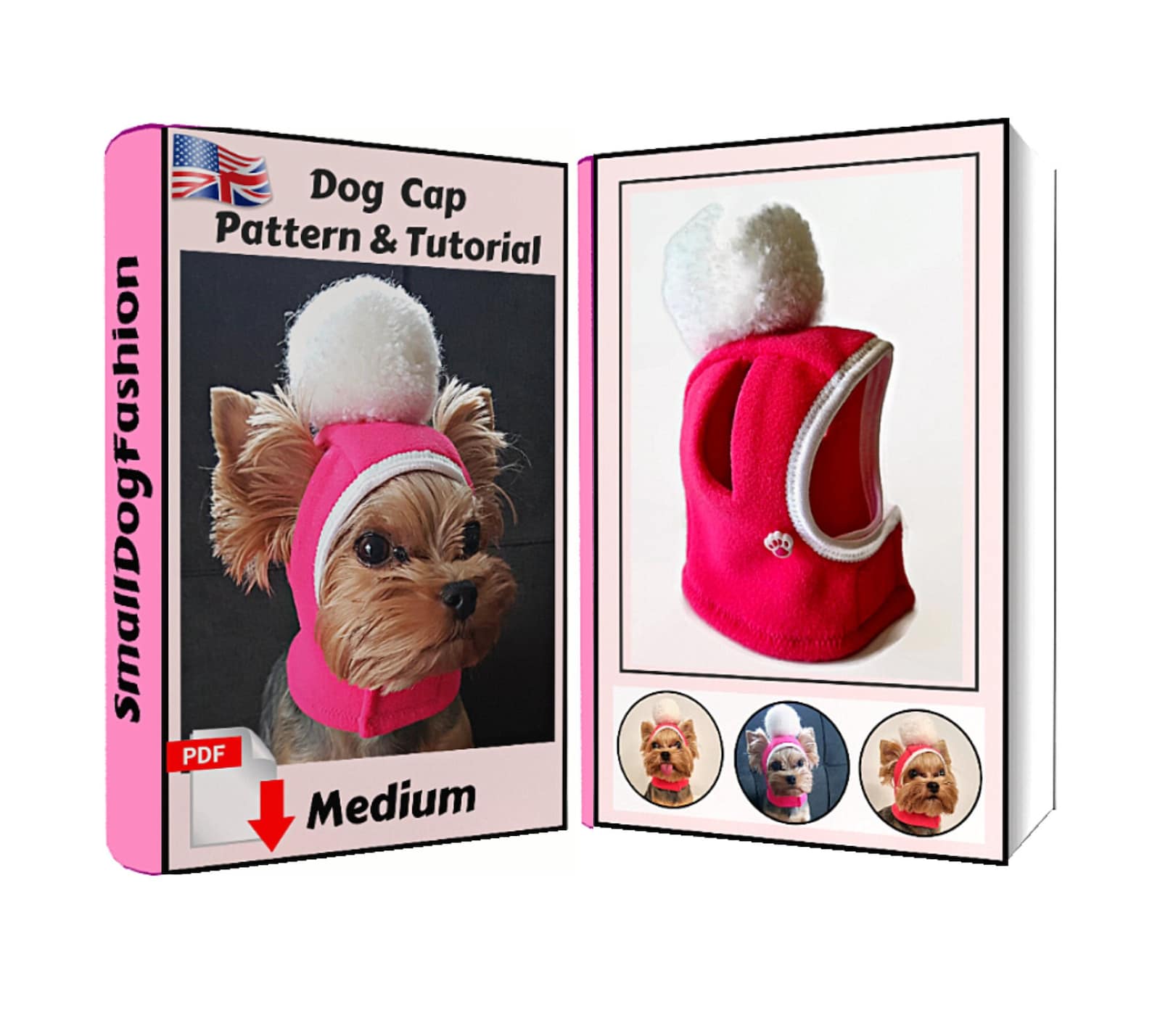 Dog Hat PDF Sewing Pattern Small Pet Hat Pet Clothes Pattern Etsy