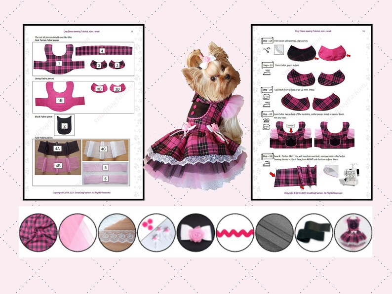 Dog Clothes Pattern for Small Dog Sewing Pattern Dog Dress Etsy