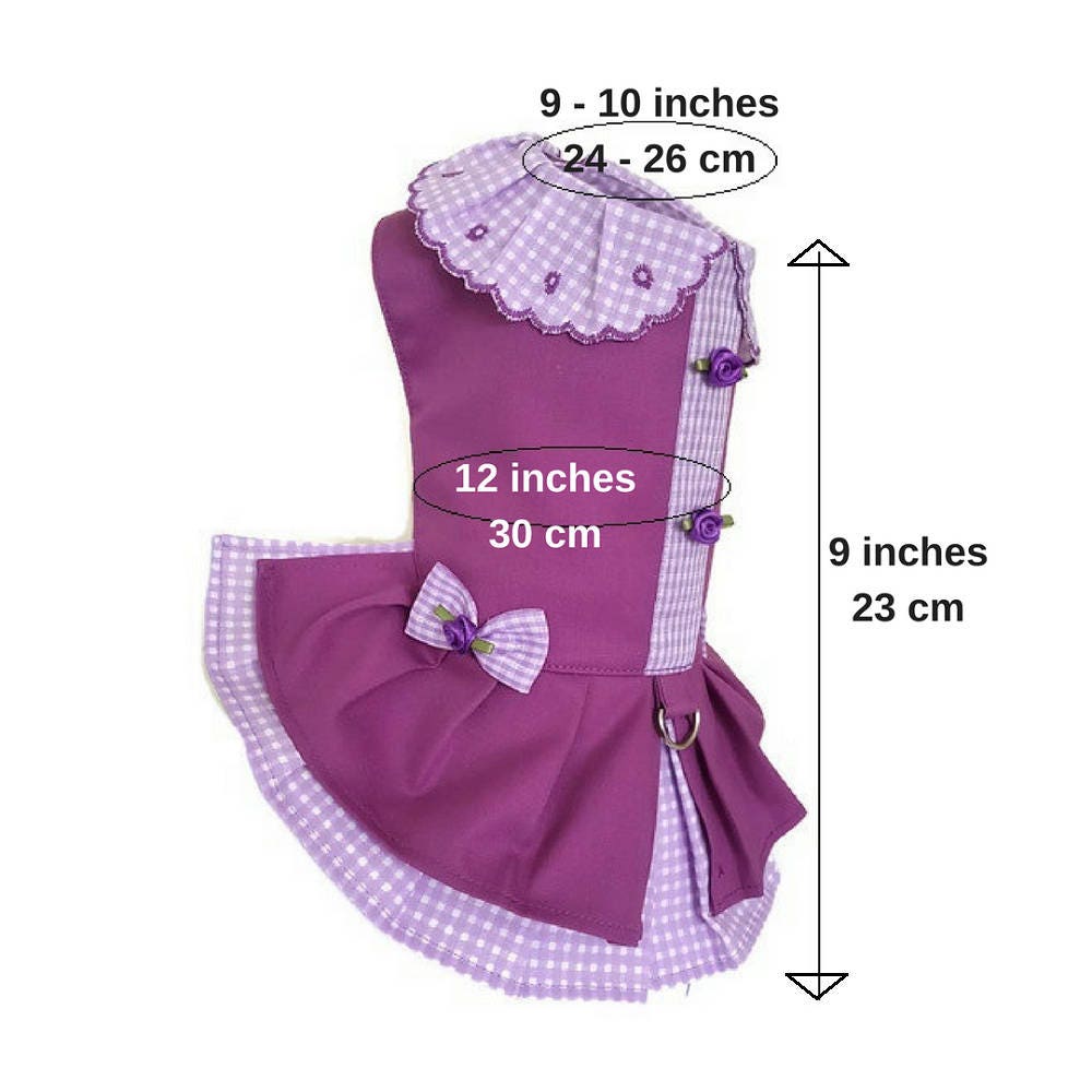 Dog dress XS Girl dog dress Small dog clothing Yorkie clothes Etsy