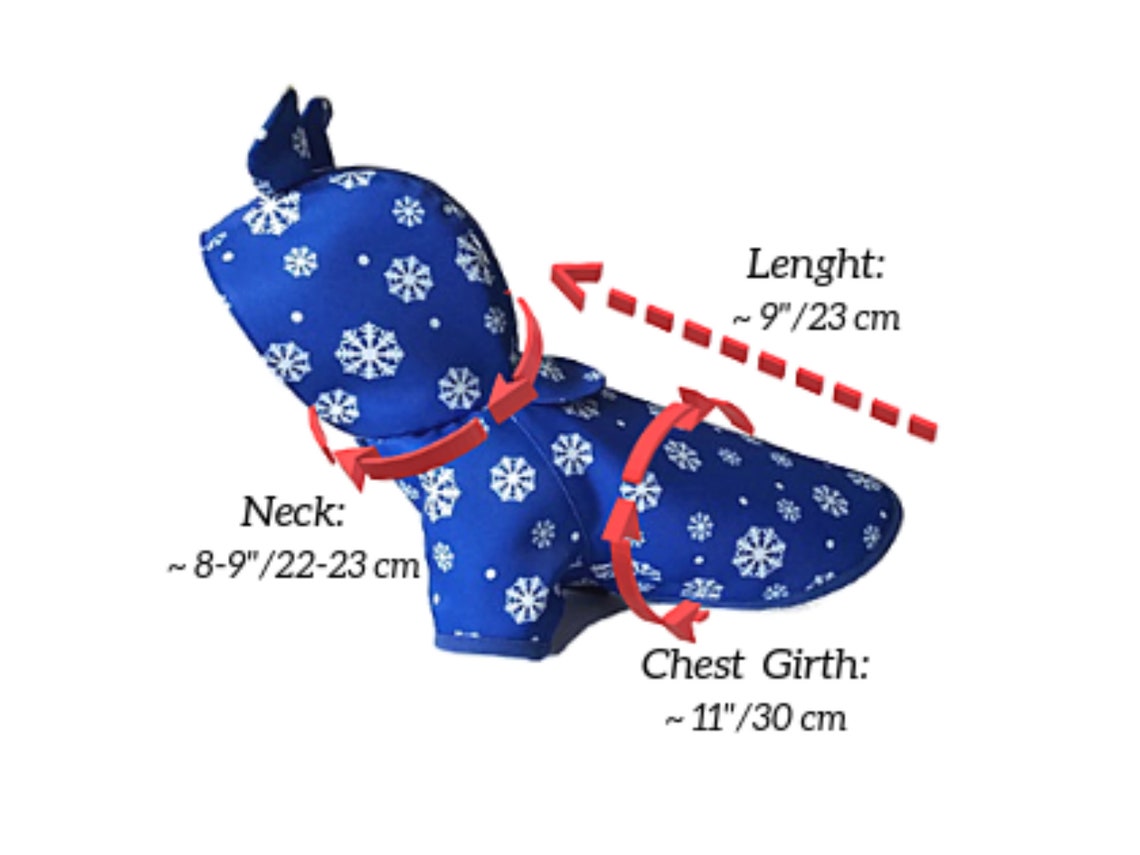 Dog Coat Pattern Dog Clothes Patterns for Sewing Small Dog Etsy Canada