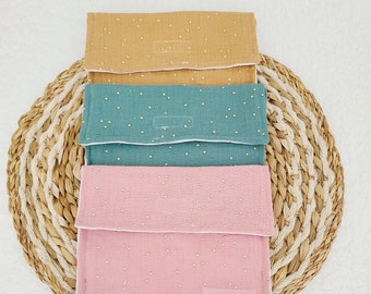 Sacchetto porta tovaglioli in doppia garza personalizzato nel colore che preferisci