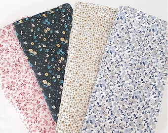 Personalized napkin with flower patterns for children and adults, various colors