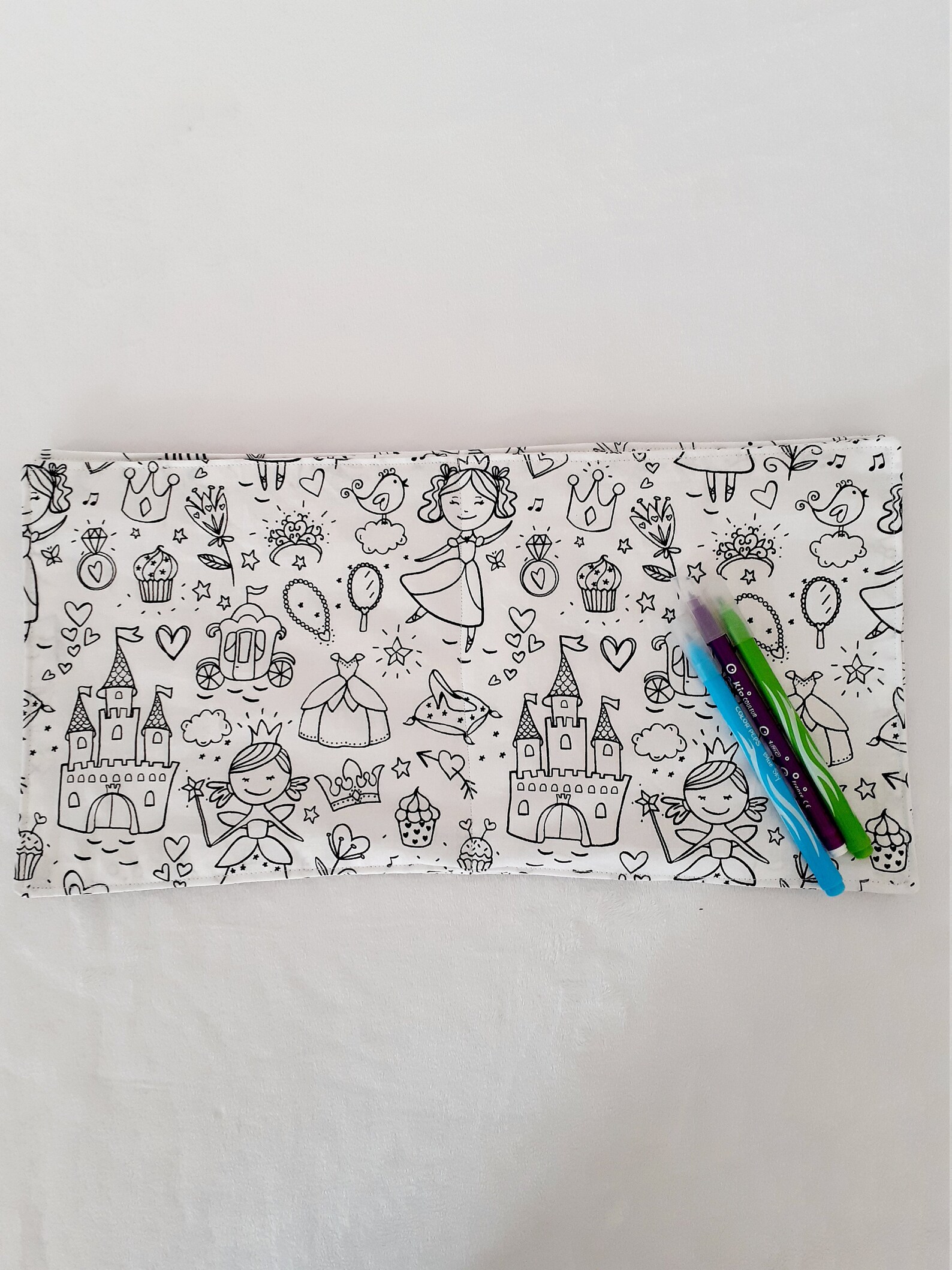 Livre de coloriage personnalisé lavable en tissu thème  Etsy France