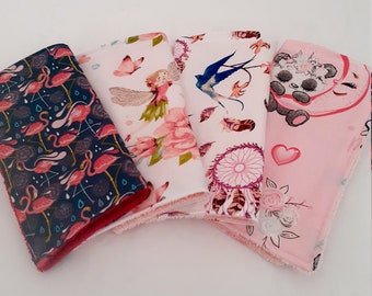 Customizable washable napkin for children, different models to choose from