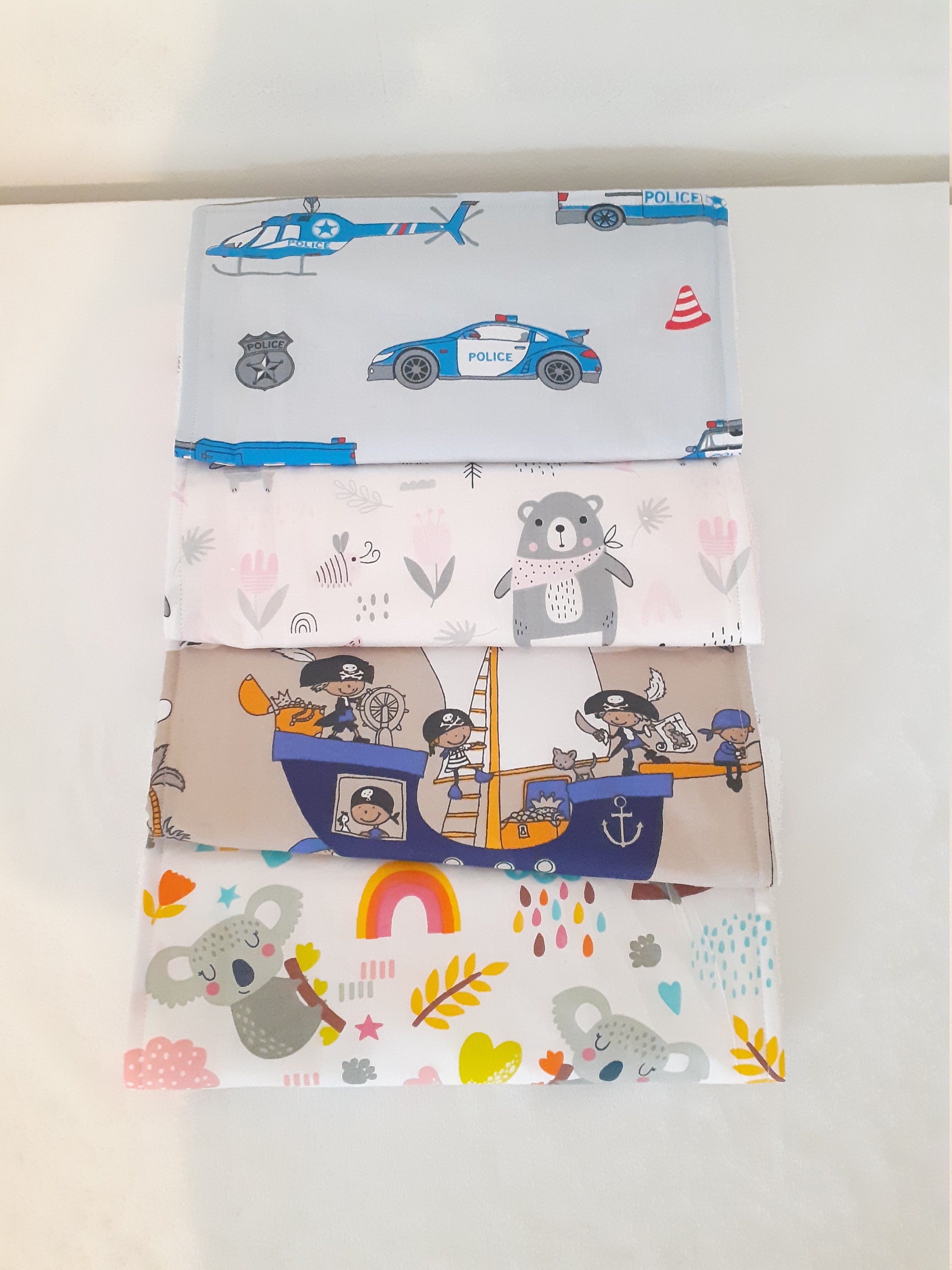 Serviette de Table Personnalisée, Serviette Cantine avec Prénom Pour Enfant Différents Modèles Au Ch