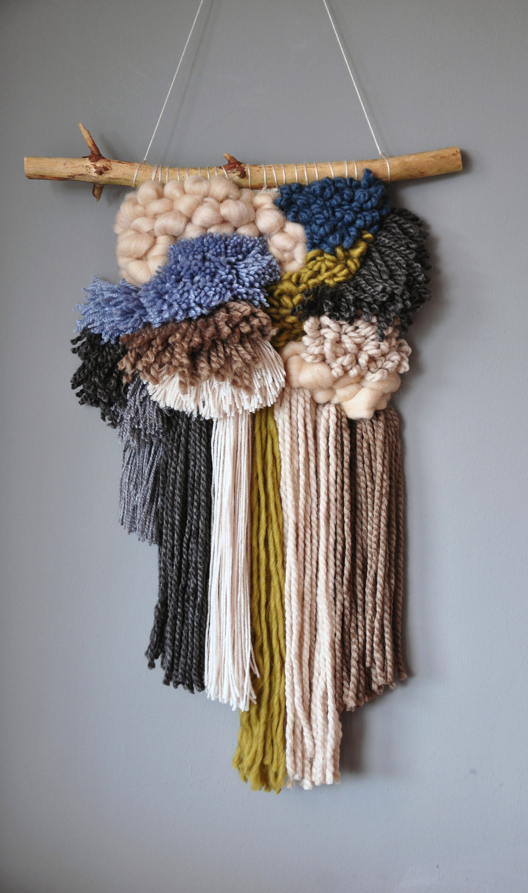 LARGE Weaving Wall Hanging, Weaving Boho, Tapestry, Wool, Wall Weaving