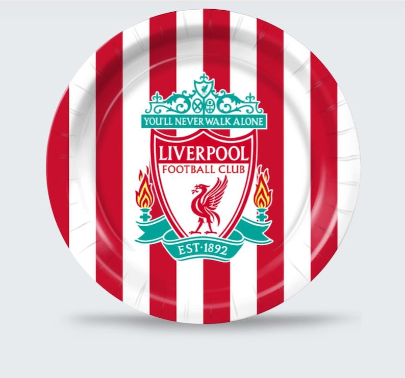 Liverpool Plates Cute Plates for Birthdays 8 Pack Etsy