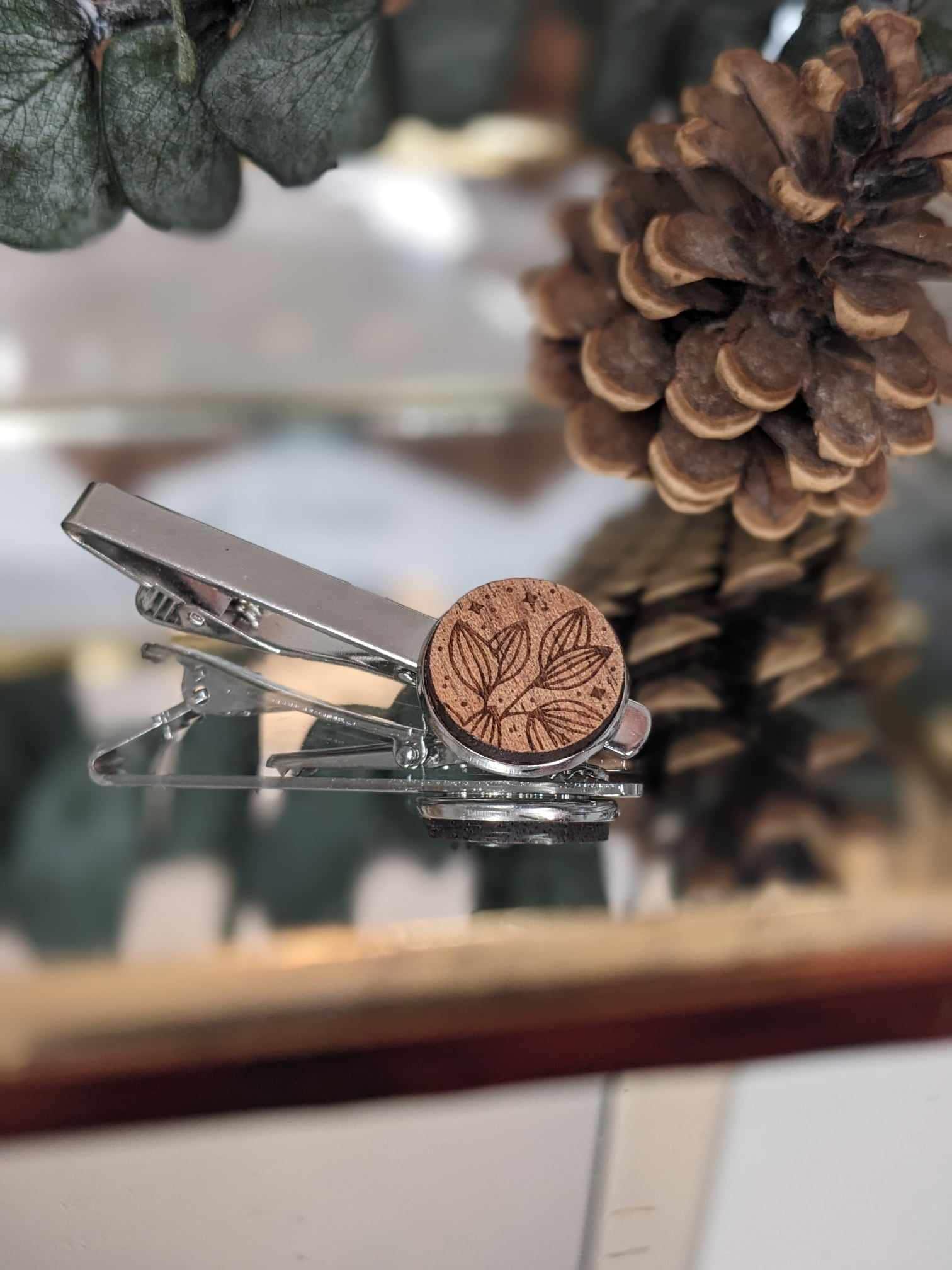 Pince à Cravate Père Noël En Alliage - Accessoire Festif Pour Tenue De Fête Homme
