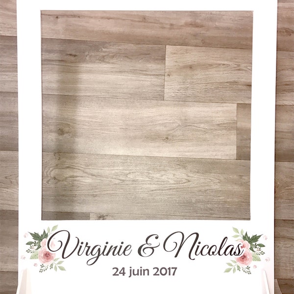 Cadre Photobooth  personnalisé - shabby chic