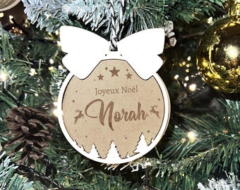 Personalized Christmas decoration - Merry Christmas - personalized text