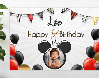 Anniversaire Mickey Etsy Anniversaire Mickey Etsy