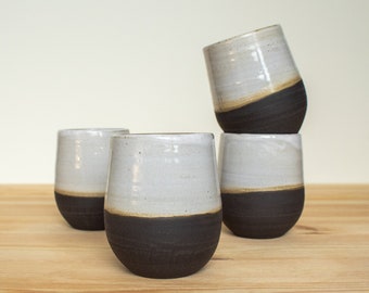 Tumbler, handmade pottery