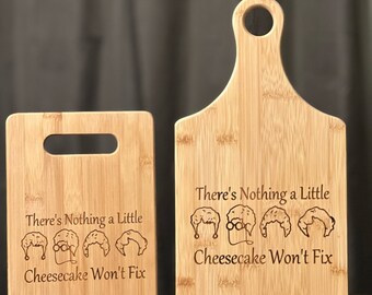 Golden Girls Cheesecake Inspired Cutting Board Rose Blanche Dorothy Ma Christmas Wedding Birthday Gift Custom Bamboo Size Options Available